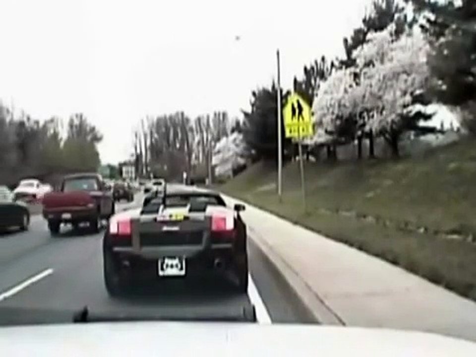 Police Pull Over Batman on Lamborghini Batmobile