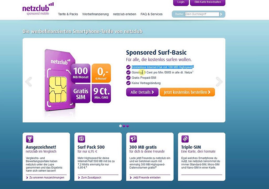 netzclub Prepaid SIM Karte auf netzclubexperte.tumblr.com