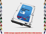 Seagate 320GB HDD SATA 6Gb/s 64MB Cache 3.5-Inch Internal Bare Drive (ST320DM000)