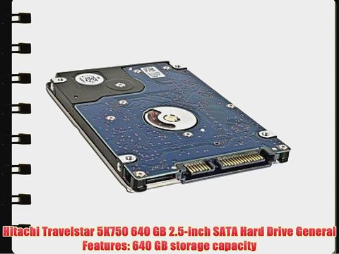 Hitachi Travelstar 5K750 HTS547564A9E384 640GB SATA/300 5400RPM 8MB 2.5 Hard Drive