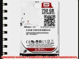 WD Red 750GB NAS Hard Drive 1 to 8-bay RAID Hard Drive: 2.5-inch SATA 6 Gb/s IntelliPower 16MB