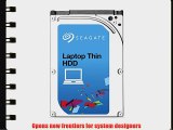 Seagate Laptop Thin 500 GB 7200RPM SATA 6 GB/s 32 MB Cache 2.5 Inch Hard Disk Drive (ST500LM021)