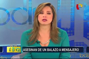 Presunto extorsionador asesinó de un disparo a mensajero en Independencia