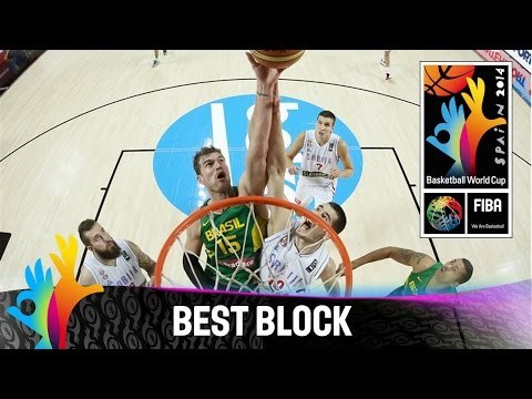 Serbia v Brazil - Best Block - 2014 FIBA Basketball World Cup