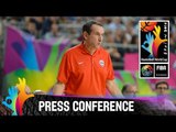 Slovenia v USA - Post Game Press Conference - 2014 FIBA Basketball World Cup