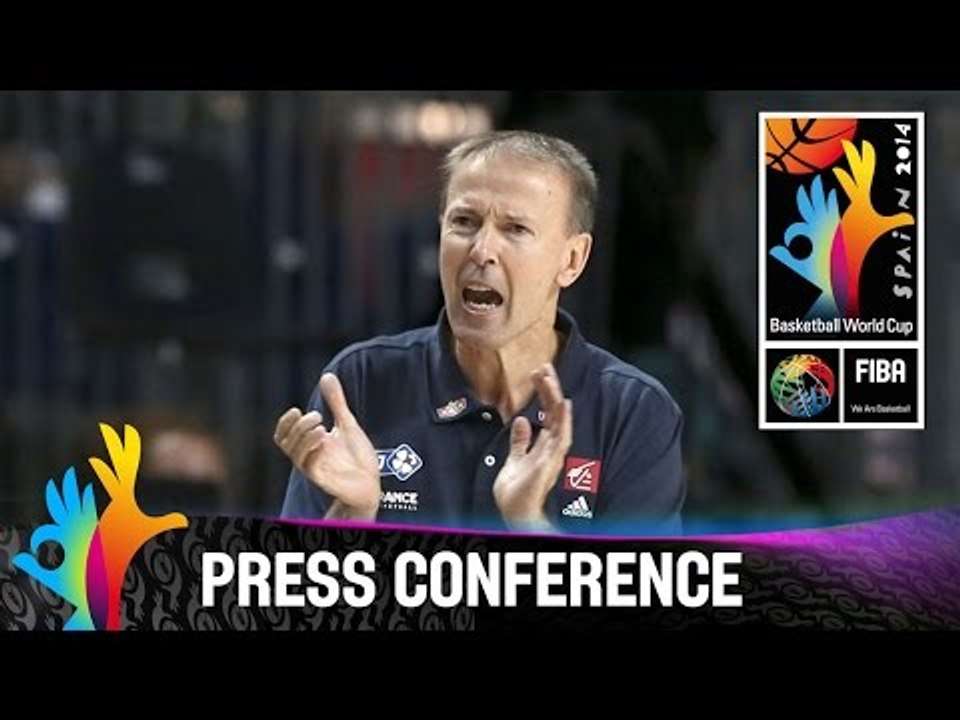 France v Spain - Post Game Press Conference - 2014 FIBA Basketball World Cup