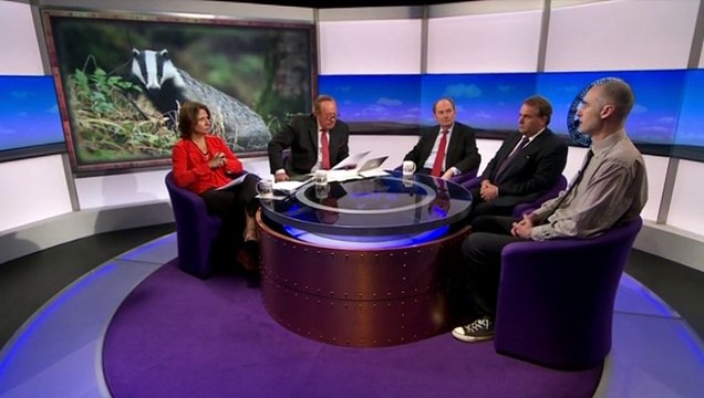 BBC 2_Daily Politics 4Jun15 - Tory MP v Stop the Cull on badgers and dairy farmers