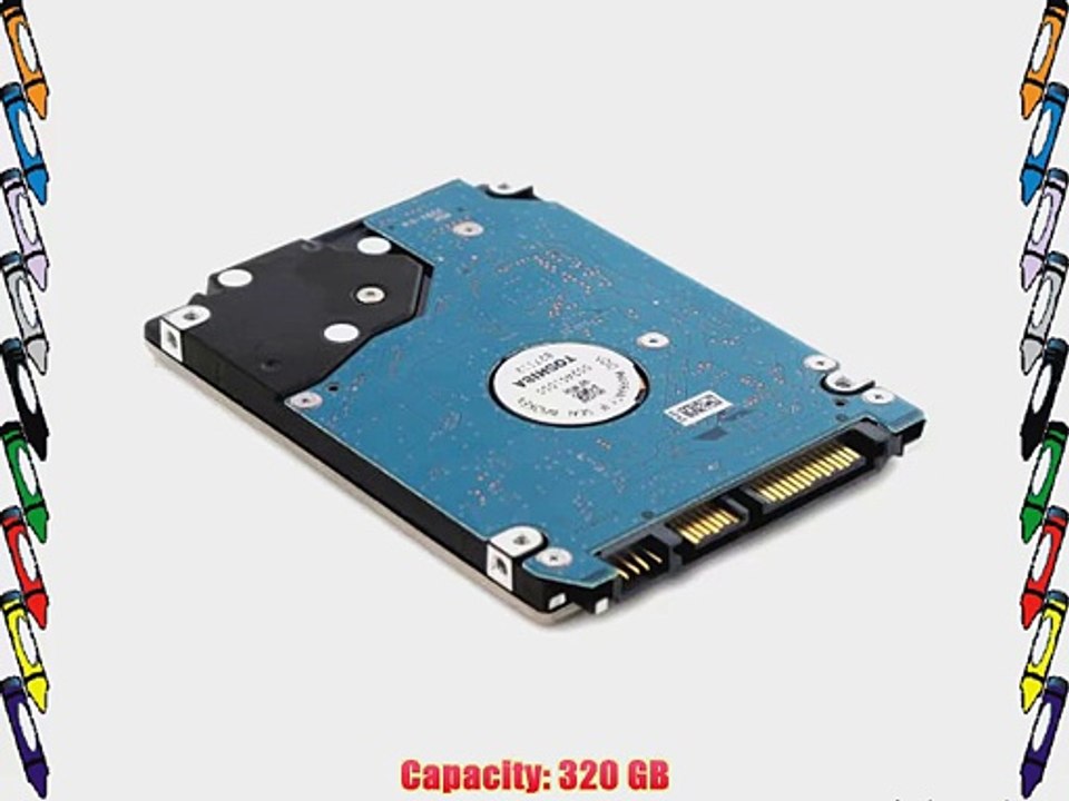Toshiba 320Gb Laptop 2.5 Hard Drive HDD 7200RPM SATA II (MK3261GSYN HDD2F23)
