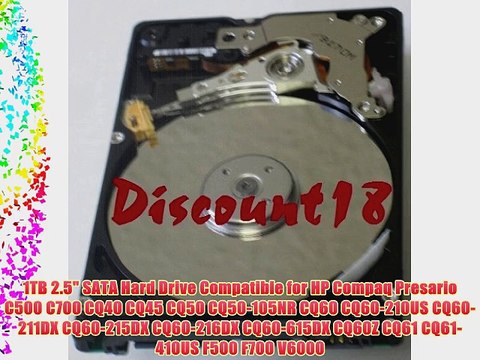 1TB 2.5 SATA Hard Drive Compatible for HP Compaq Presario C500 C700 CQ40 CQ45 CQ50 CQ50-105NR