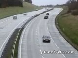 Tremblement de terre sur autoroute