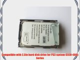 AMTOP? 2.5in SATA Hard Disk Drive with HDD Super Slim Mounting Bracket for PS3 System CECH-400x