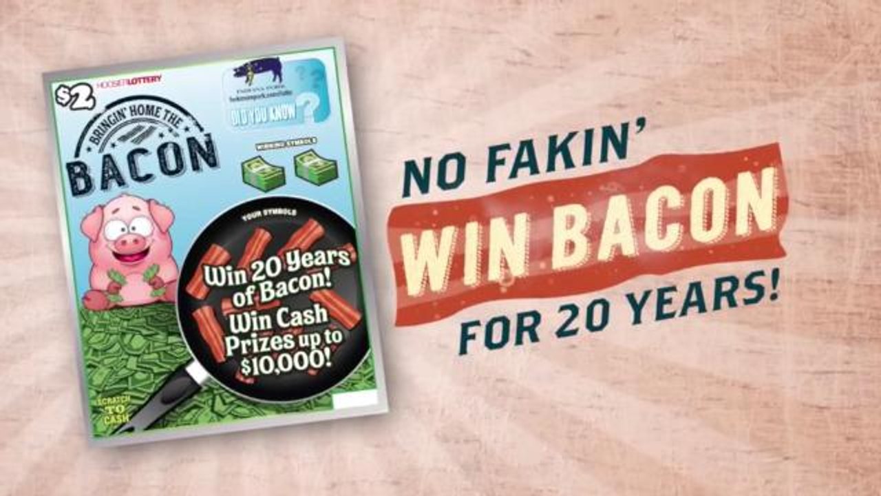 Indiana Lottery launches bacon-scented scratch-off ticket