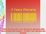 1TB Hard Disk Drive with 3 Years Warranty for Dell Vostro 3500 Laptop Notebook HDD Computer