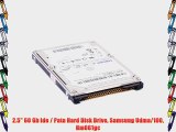 2.5 60 Gb Ide / Pata Hard Disk Drive Samsung Udma/100 Hm061gc