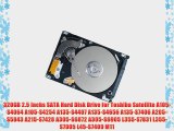 320GB 2.5 Inchs SATA Hard Disk Drive for Toshiba Satellite A105-S4064 A105-S4254 A135-S4407