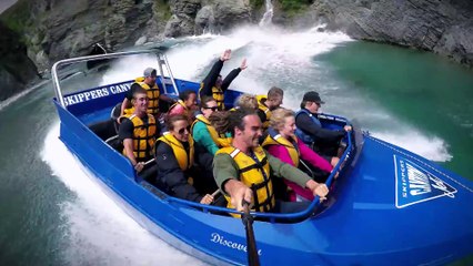 Jet Engine Strapped to Boat - Jetboating in New Zealand! Play On! in 4K!