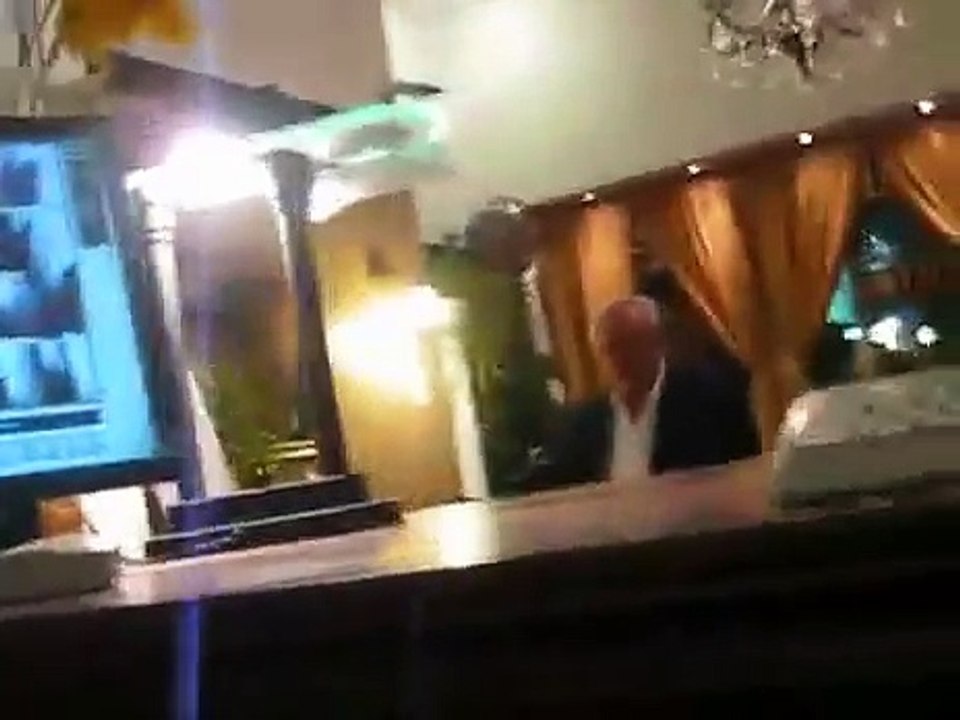 Hotel Guy Taunts Crazy Old Man