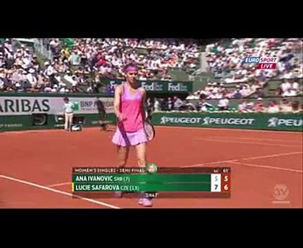 safarova en final de roland garros