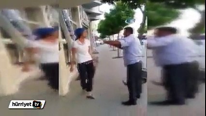 Erkeğe şiddet amatör kamerada