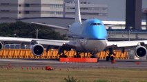 KLM Boeing 747-400 Landing & Take off at Tokyo