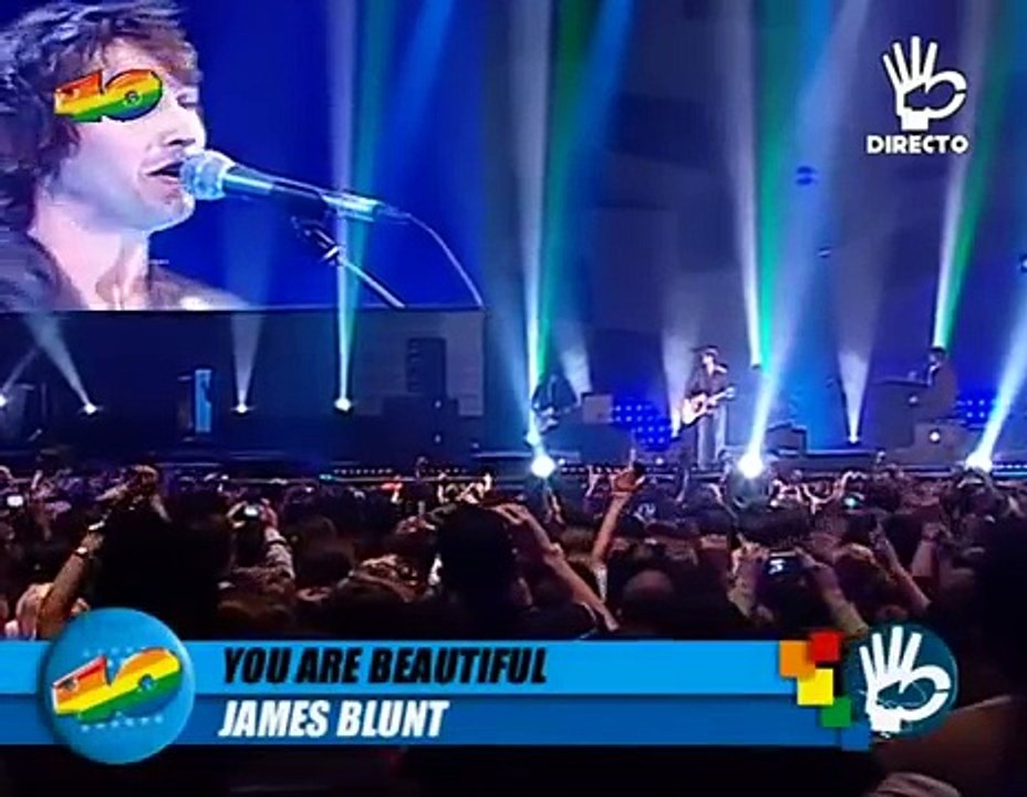James Blunt You are beautiful (at gala premios)