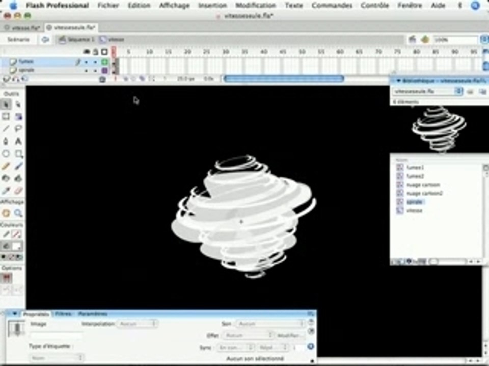 Tutorial Flash : Effet rotation