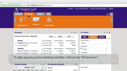 Affinity Plus Online >> Affinity Plus Online Banking Money Desktop Affinity Plus Online >> Affinity Plus Online Banking Money Desktop