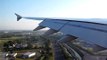 Flight QF31 (Qantas A380) landing at Heathrow's runway 09R