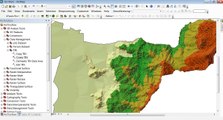 Visualización de relieve con una imagen satelital en  3D con ArcGis