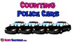 Counting Police Cars- - Numbers 123s, Childrens Learning Video, Teach Kids Counting, 1234