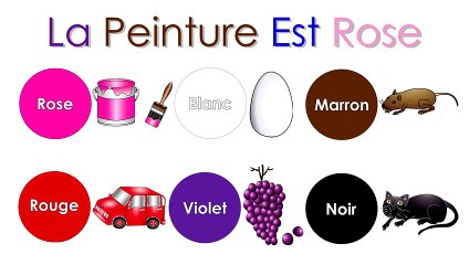The Paint is Pink-- (FRENCH) Kids Learn to Speak -u0026 Sing Français Busy Beavers