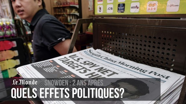 Snowden : Les révélations ont donné des armes aux opposants à la loi sur le renseignement