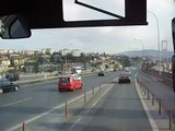 İstanbul boğaz köprüsünden geçiş