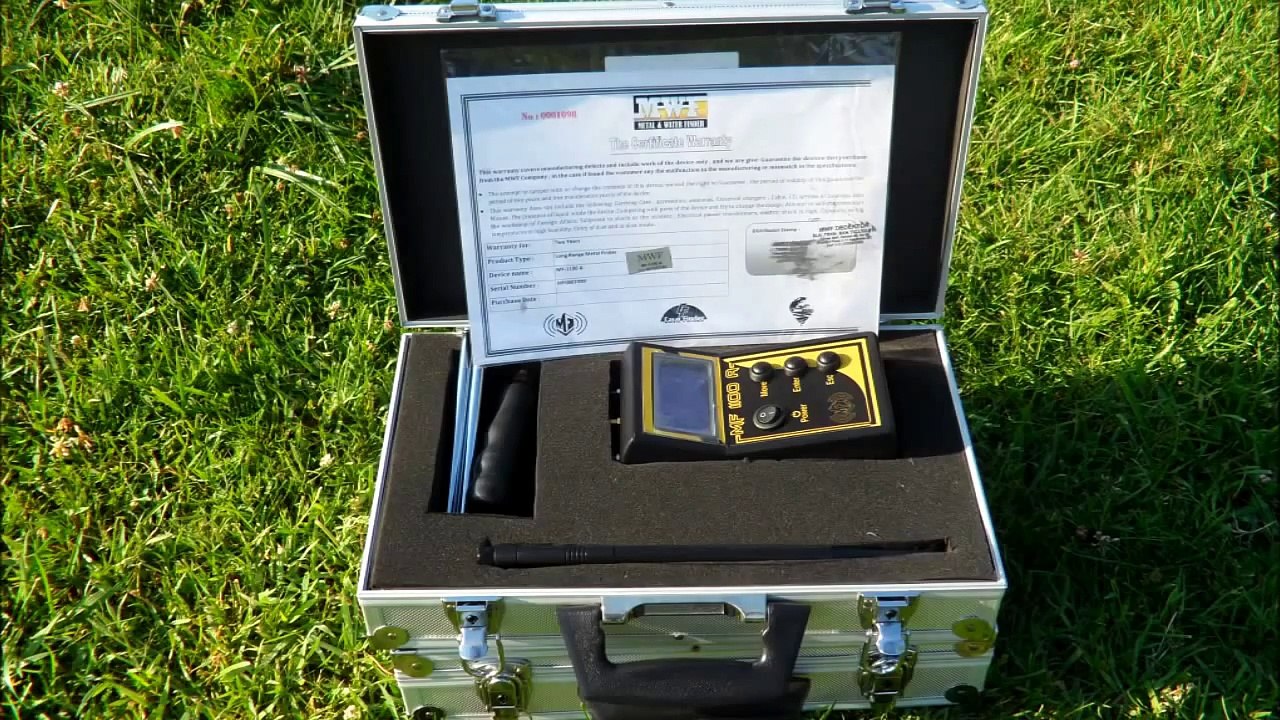 MF-1100 A Long Range Gold & Metal Finder جهاز كشف الذهب والمعادن بعيد المدى