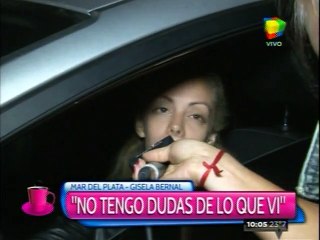 Gisela Bernal ratifica su verdad