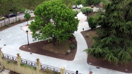 A punto de terminar las obras del parque de Santarua en Candás