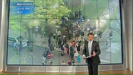 Baltimore Protesters Throw Rocks, Bottles at Police FULL VIDEO