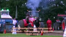 TractorPulling Wapenveld 2014 | Red Attraction Massey Ferguson v8 Pro Stock