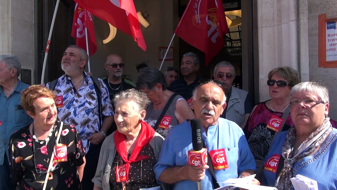4 JUIN 2015-Action Retraités CGT Marseille
