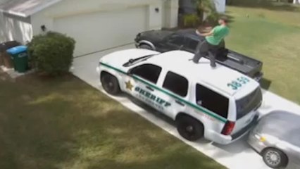 Florida Man Arrested For Dancing To 70's Hits... On Top Of Sheriff's Van