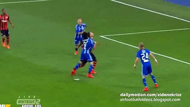Darijo Srna Amazing Shot Hits the Crossbar Dynamo Kyiv vs Shakhtar Donetsk 04.06.2015