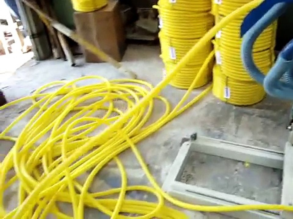 Corrugadeira, linha extrusora e corrugador para PVC