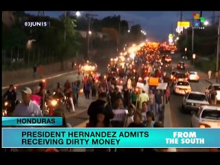 Honduras: Presidents Admits Receiving Dirty Money