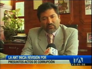 ANT inicia investigación por presuntos actos de corrupción