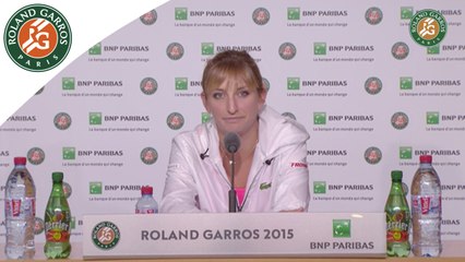 Download Video: Press conference Timea Bacsinszky 2015 French Open / Semifinals