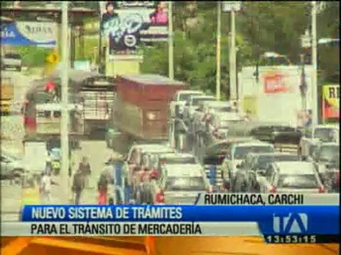 Nuevo sistema de trámites para tránsito de mercadería