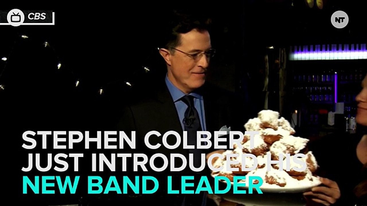Stephen Colbert's New Band Leader Is The Perfect Choice video Dailymotion
