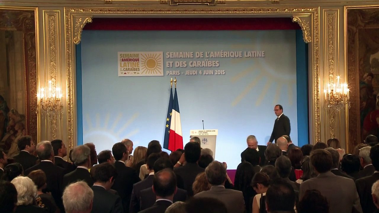 Hollande ouvre la semaine de l’Amérique latine et des Caraïbes