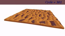 Numerical Dune Modelling - Barchan dunes - 3D View