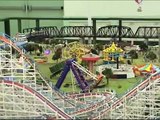 Lionel 'O' gauge trains & amusement park roller coaster